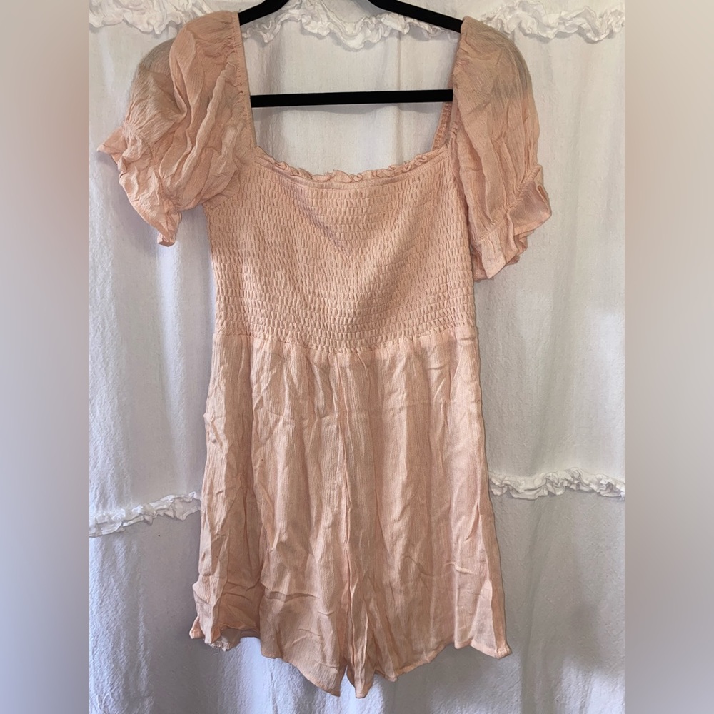 Francesca’s - Lana Smock Top Romper - Picture 6 of 10